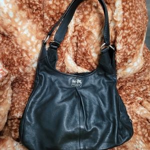 Vintage 00s black leather Coach bag